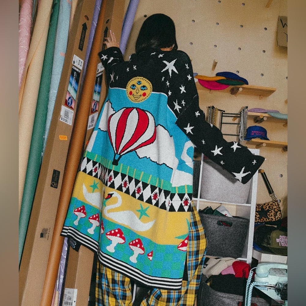 Dressed in Lala Dreamland Longline Blanket Cardigan - Picture 5 of 5